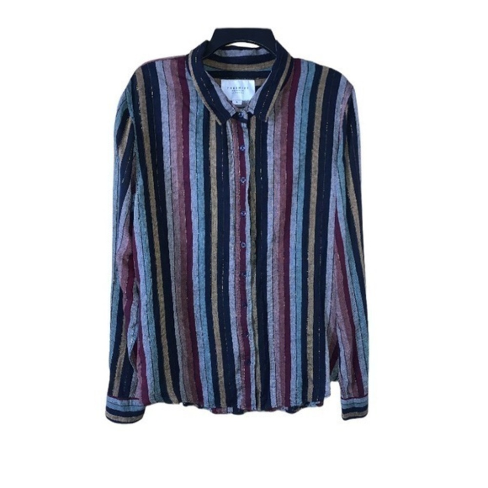 The Shirt Rochelle Behrens linen blend tunic